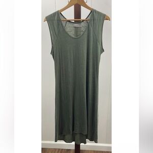 Nation LTD Green Sleeveless Tank Dress
